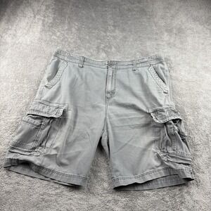 Unionbay Cargo Shorts Mens 42 Gray Pockets‎